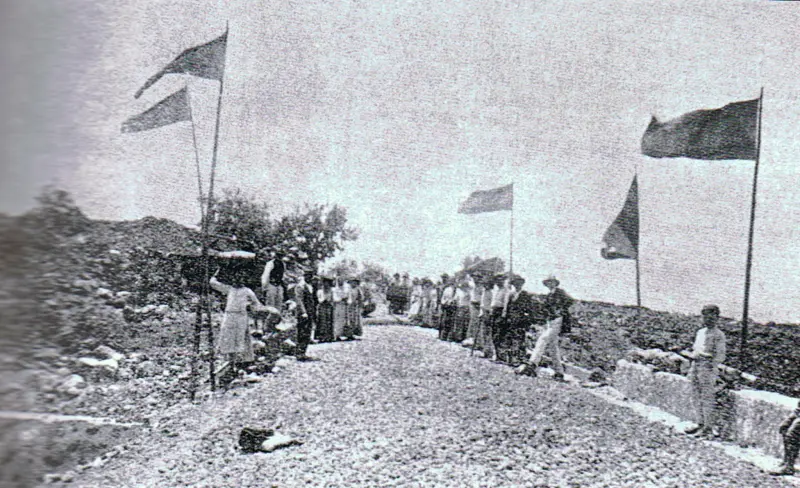 Llegada del primer correo a motor a Los Llanos de Aridane